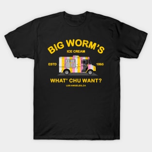 big worm's ice cream truck T-Shirt